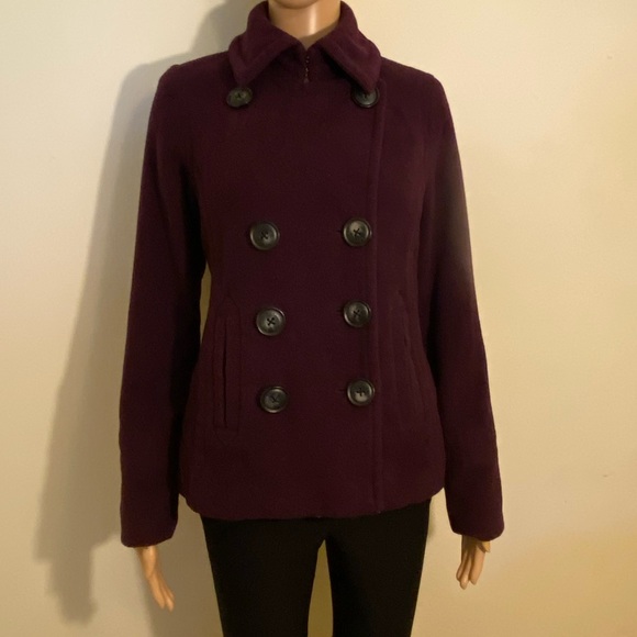 Aeropostale Wool Blend Pea Coat - Picture 3 of 7